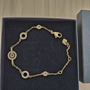 Swarovski Yellow Gold Tone Bracelet